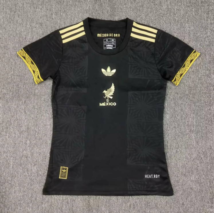 25-26 Mexico Black Woman Special Edition Fans Soccer Jersey