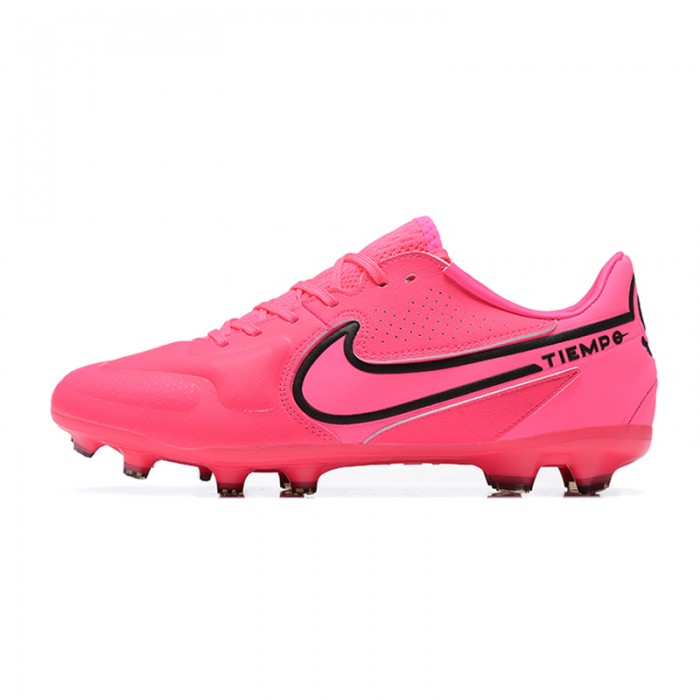Tiempo Legend 9 Elite FG Soccer Shoes-Pink/Black-458345