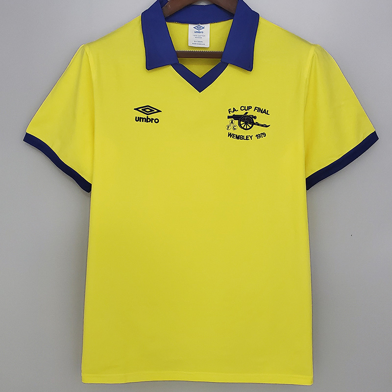 1979 ARS Yellow Retro Soccer Jersey