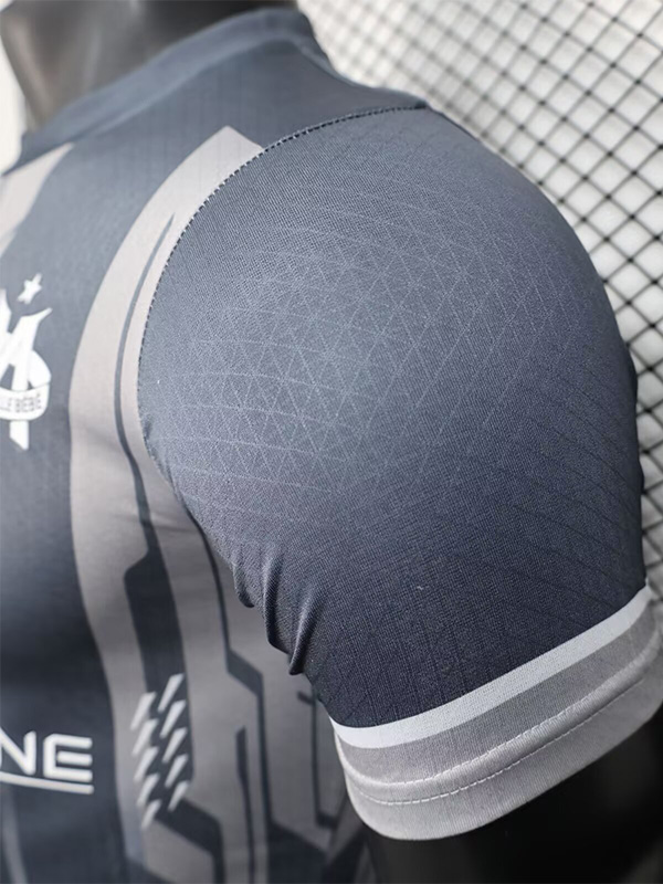 25-26 Marseille Grey Joint Edition Player Version Training shirts
