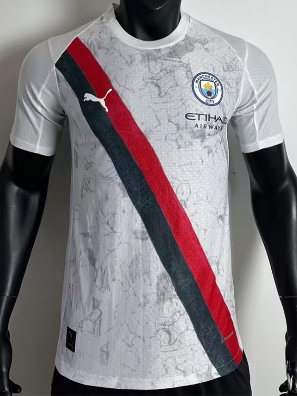 24-25 Man City White Special Edition Player Version Soccer Jersey