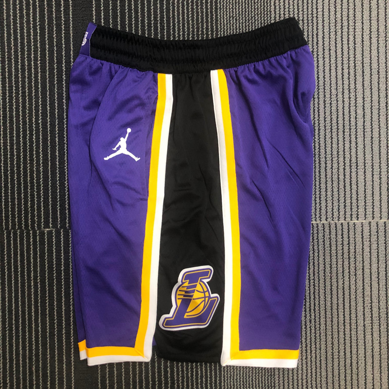 20-21 LAKERS Purple Top Quality NBA Pants (Trap...