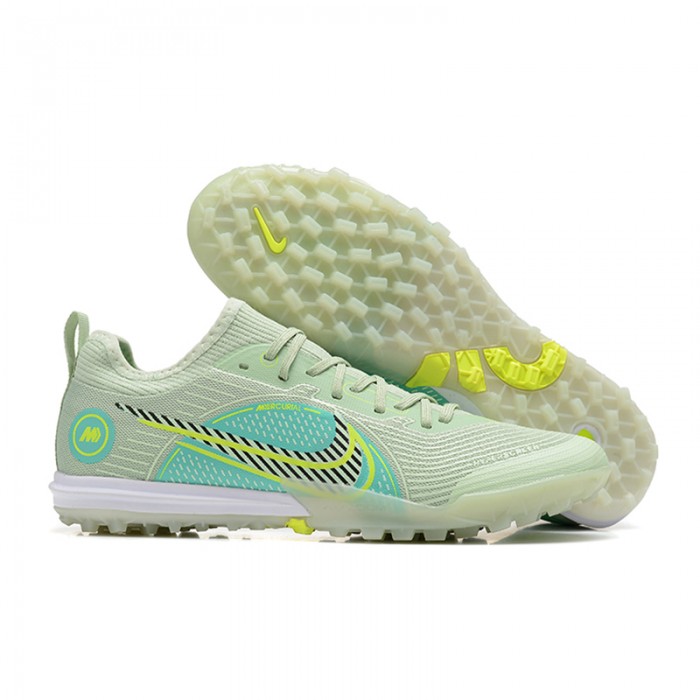 Zoom Vapor 14 Pro TF Soccer Shoes-Grey/Green-6255322