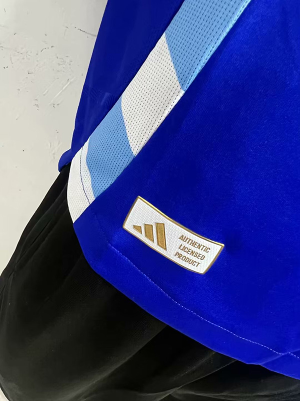 24-25 Argentina Away Player Version Soccer Jersey (V领)