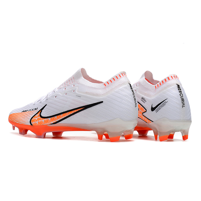 Air Zoom Mercurial Vapor XV Elite FG Soccer Shoes-White/Orange-6123328