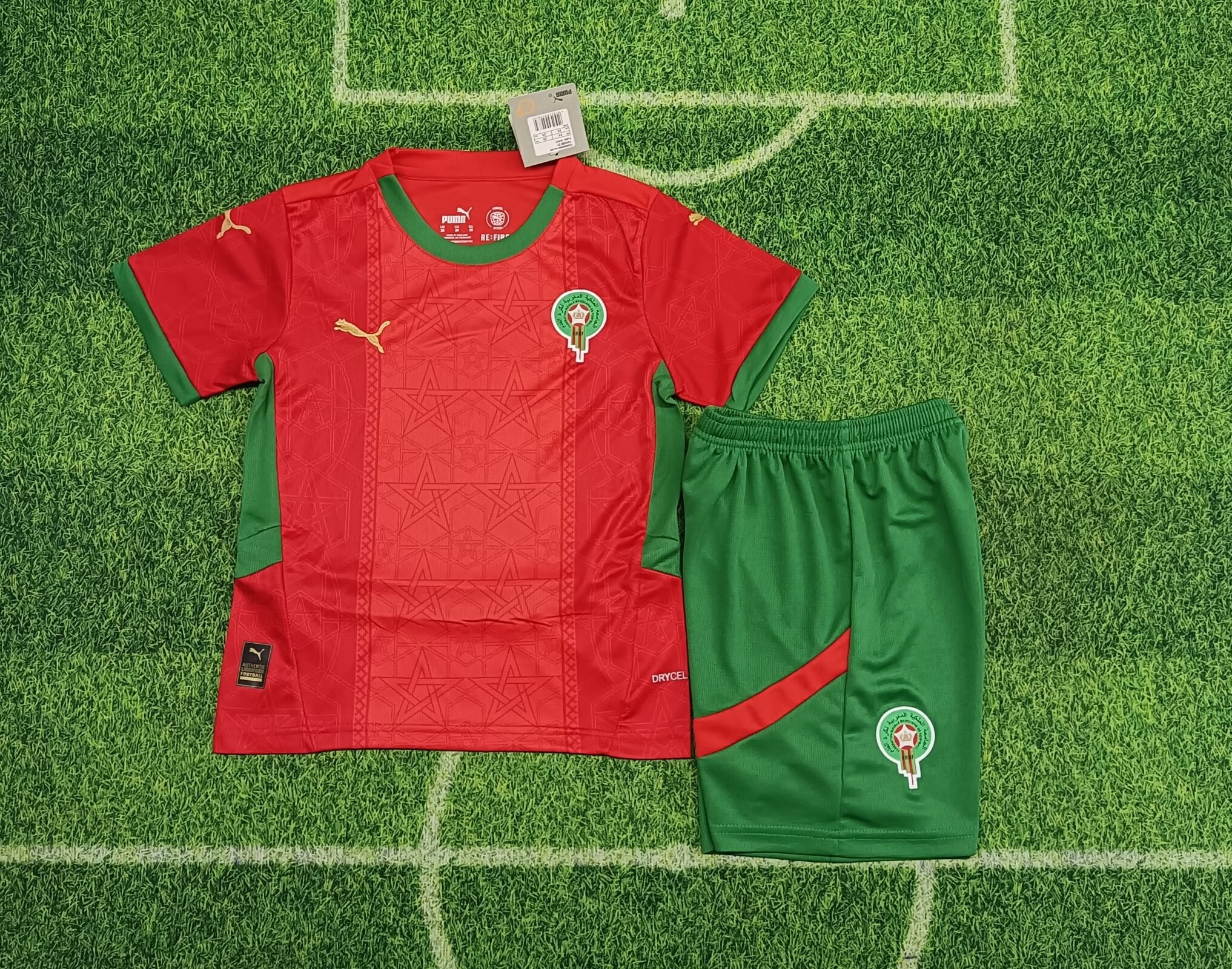 24-25 Morocco Home Kids Soccer Jersey