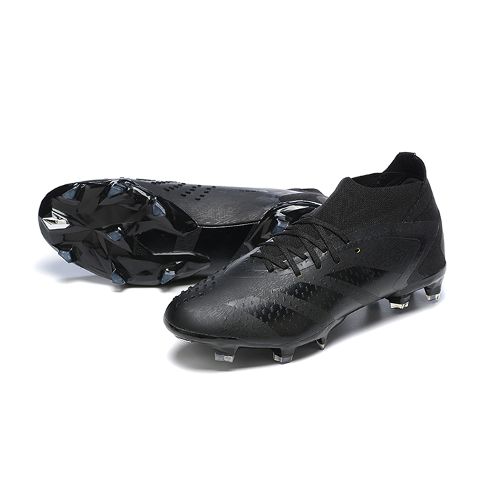 PREDATOR ACCURACY+ FG BOOTS Soccer Shoes-All Black-9726122