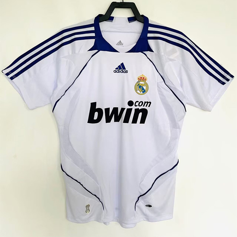 2007-2008 RMA Home Retro Soccer Jersey