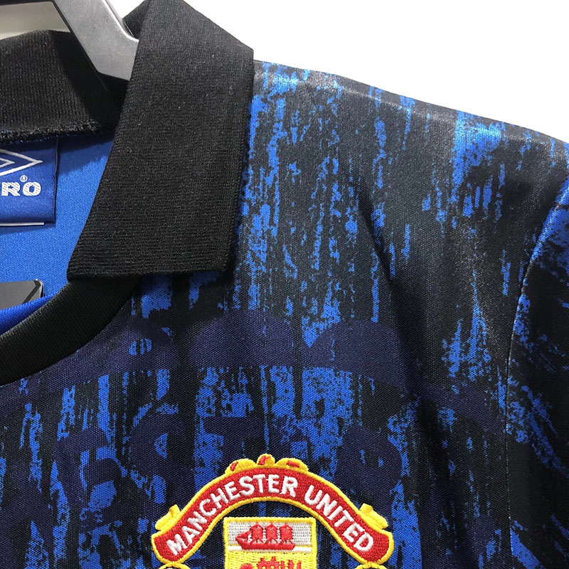 1992-1993 Man Utd Away Retro Soccer Jersey