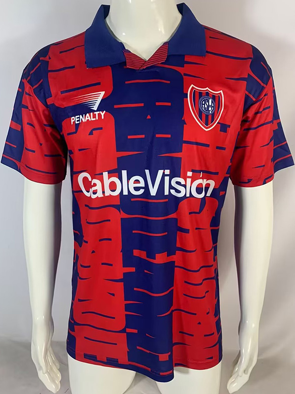 1995-1996 San Lorenzo Home Retro Soccer Jersey