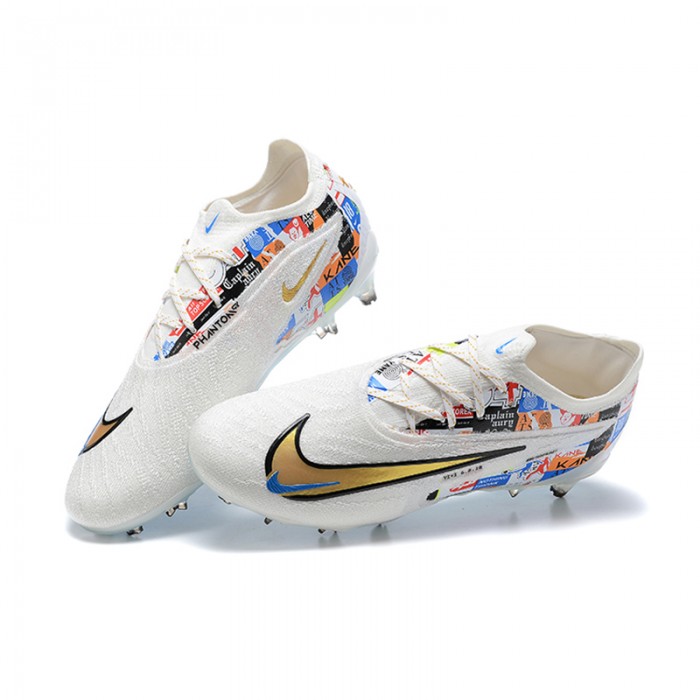 Phantom GX Elite FG Soccer Shoes-White/Gold-8358112
