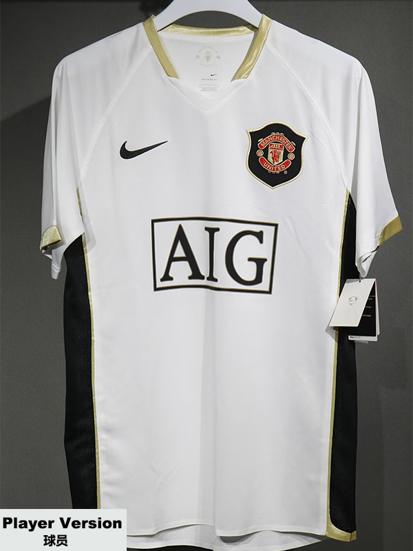 2006-2007 Man Utd Away Player Version 球员 Retro Soccer Jersey