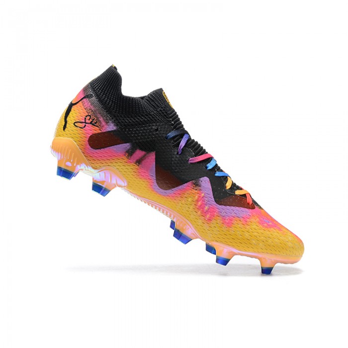 Future Ultimate FG Soccer Shoes-Orange/Black-7841730