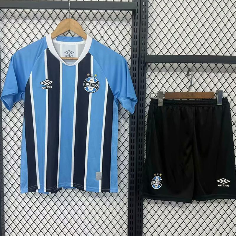 25-26 Gremio Home Kids Soccer Jersey