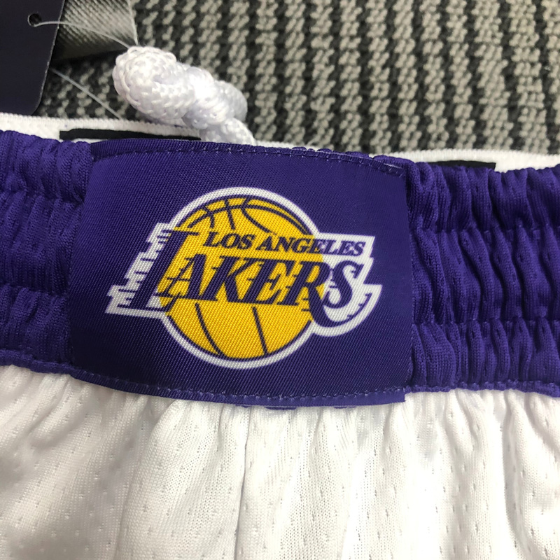 LAKERS White Edition Top Quality NBA Pants