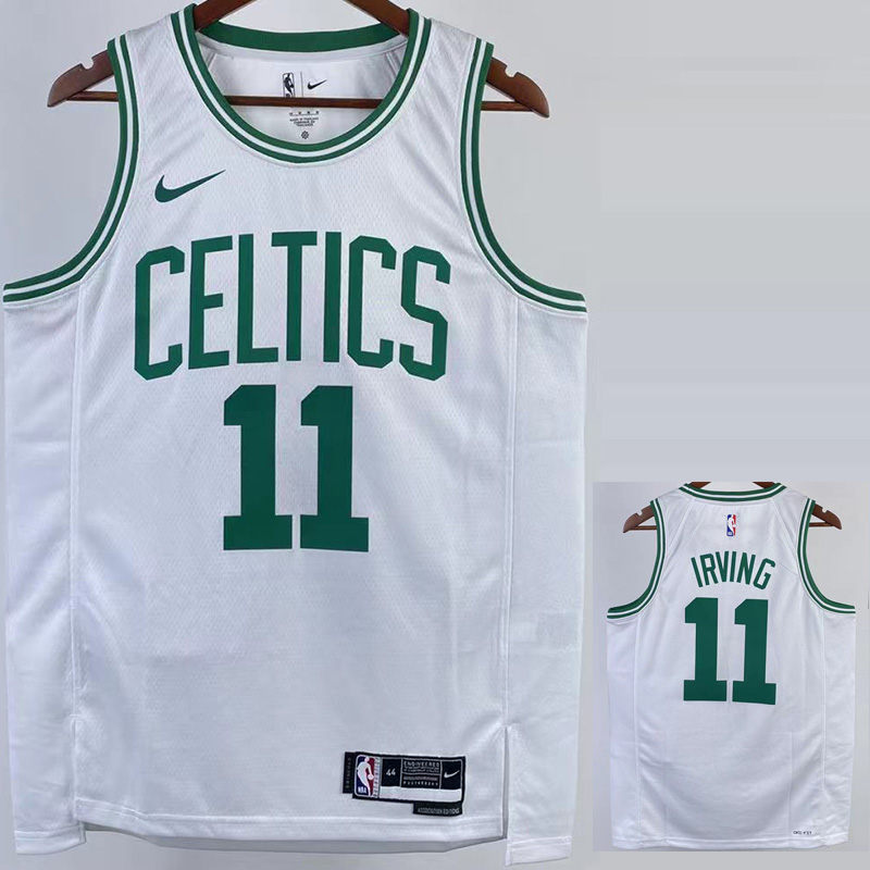 22-23 CELTICS IRVING #11 White Top Quality Hot ...