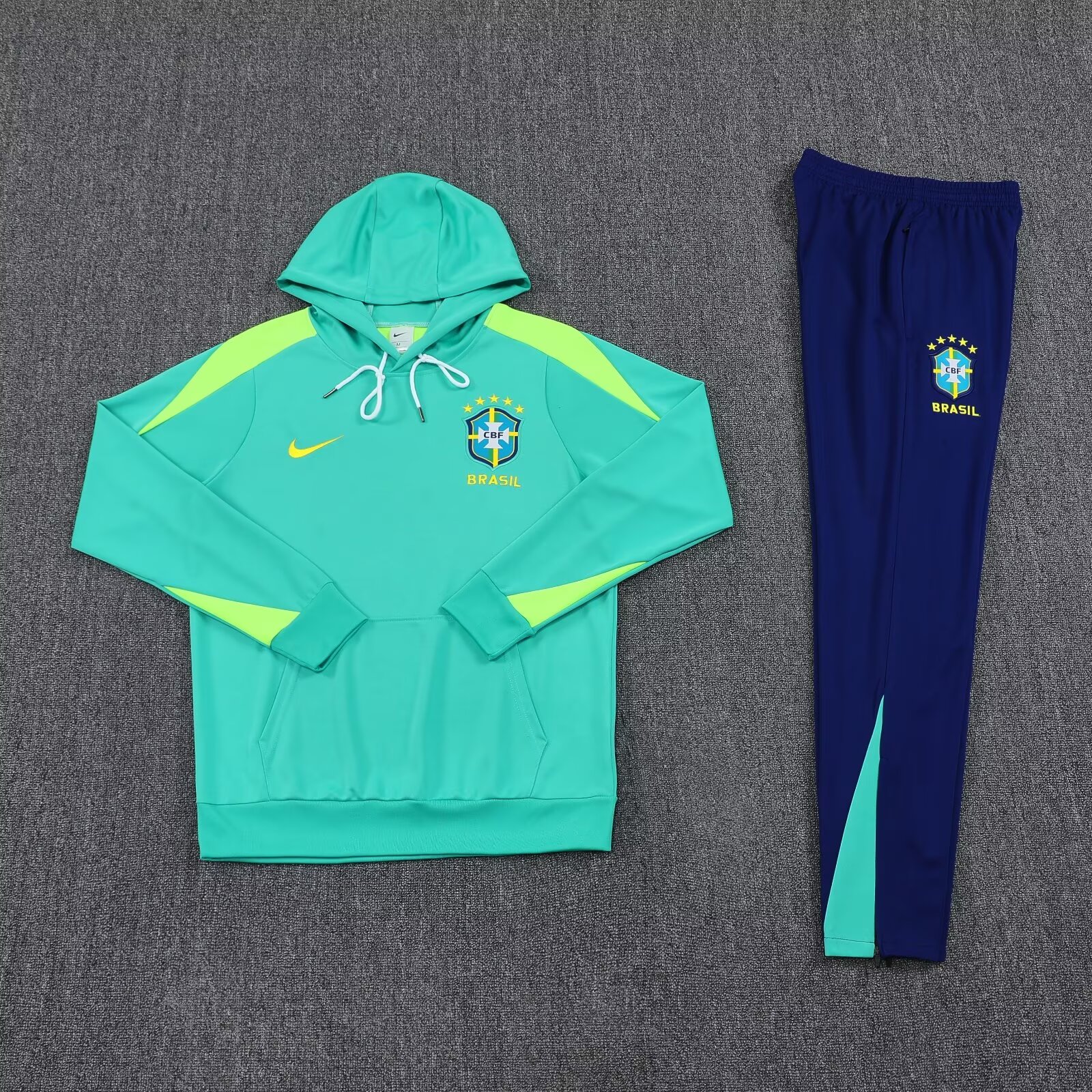 24-25 Brazil Light green Hoodie Tracksuit (卫衣套装)