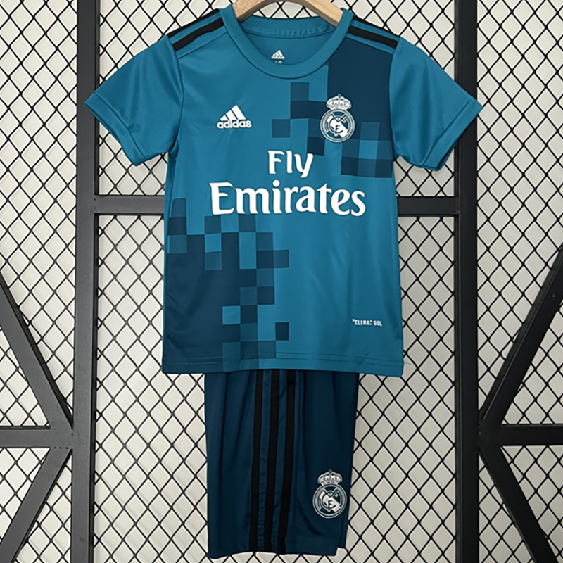 2017-2018 RMA Third Kids Retro Soccer Jersey