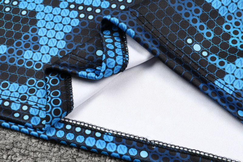 24-25 Napoli Blue Black Half Pull Tracksuit (半拉链)