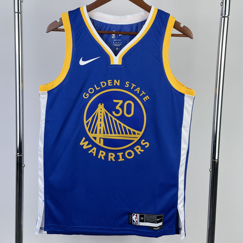 22-23 WARRIORS CURRY #30 Blue Top Quality Hot P...