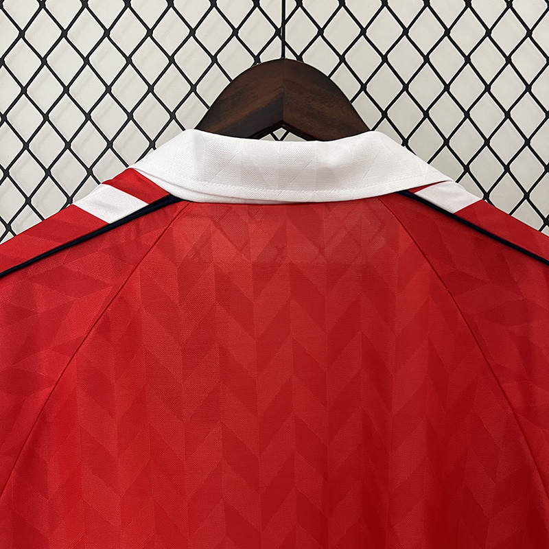 1988 Denmark Home Retro Soccer Jersey