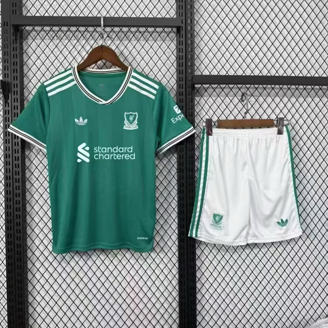 25-26 LIV three Kids Soccer Jersey