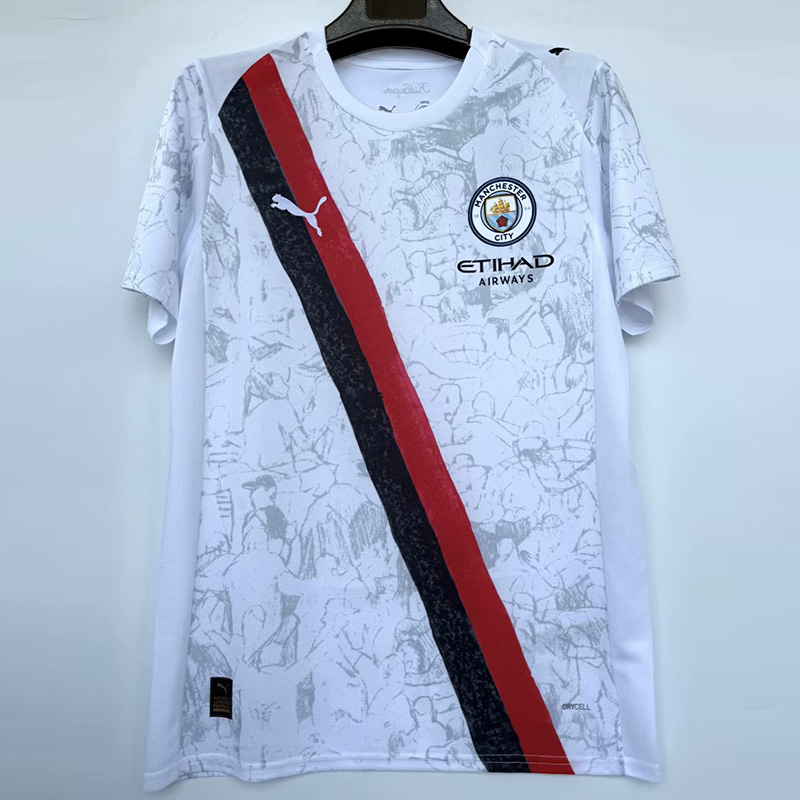 25-26 Man City CWC Away 1:1 Fans Soccer Jersey