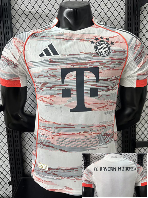 25-26 Bayern Away Player Version Soccer Jersey
