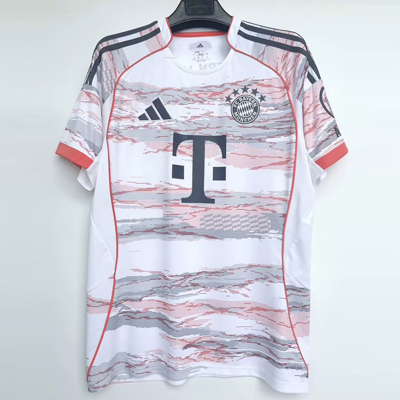 25-26 Bayern Away 1:1 Fans Soccer Jersey