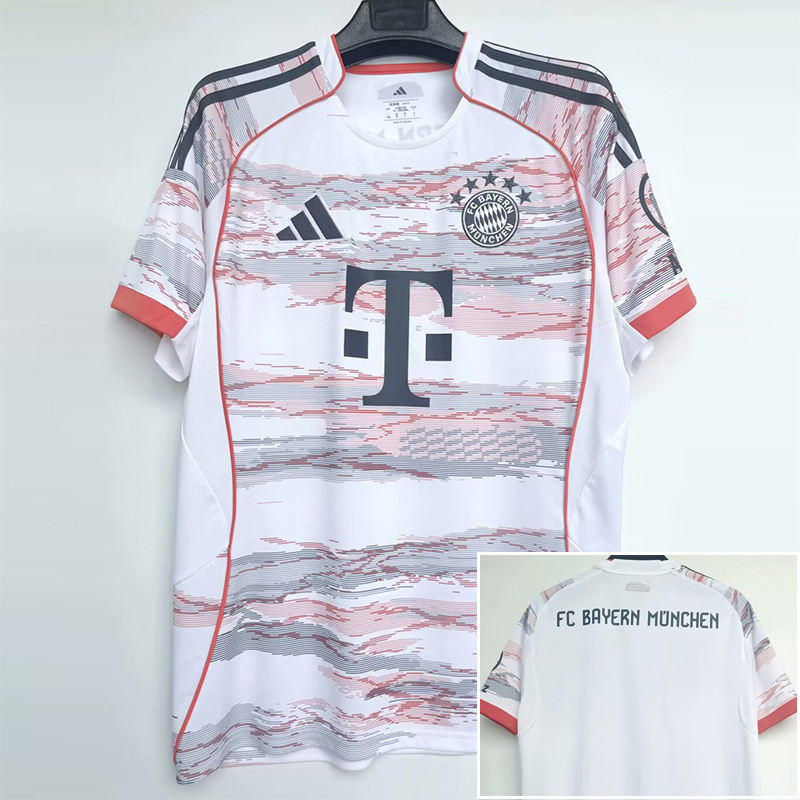 25-26 Bayern Away 1:1 Fans Soccer Jersey