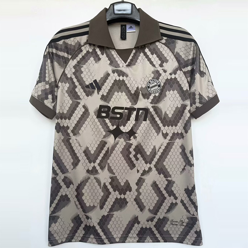 25-26 Bayern Grey Joint Edition 1:1 Fans Soccer Jersey