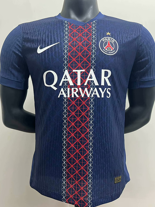 25-26 PSG Home Have Stars Player Version Soccer jersey (前带星)