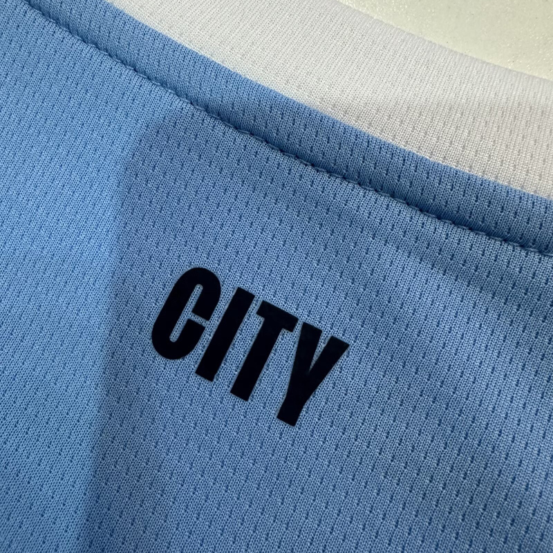 25-26 Man City Home 1:1 Fans Soccer Jersey