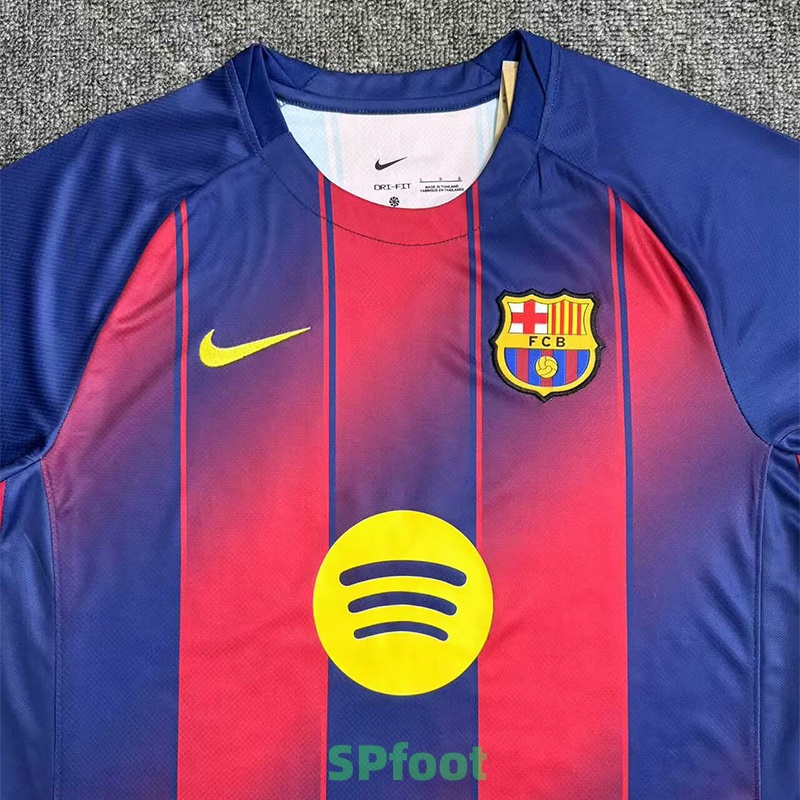 25-26 BAR Home 1:1 Fans Soccer Jersey