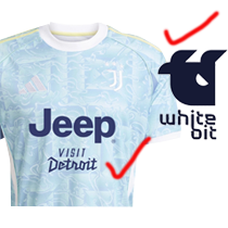 25-26 JUV Away 1:1 Fans Soccer Jersey