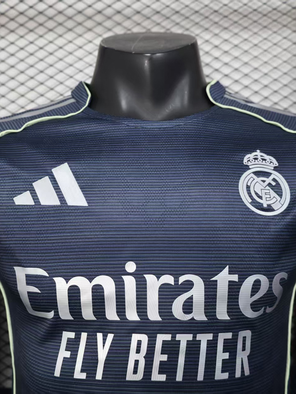 25-26 RMA Away Long Sleeve Player Version Soccer Jersey (长袖球员)