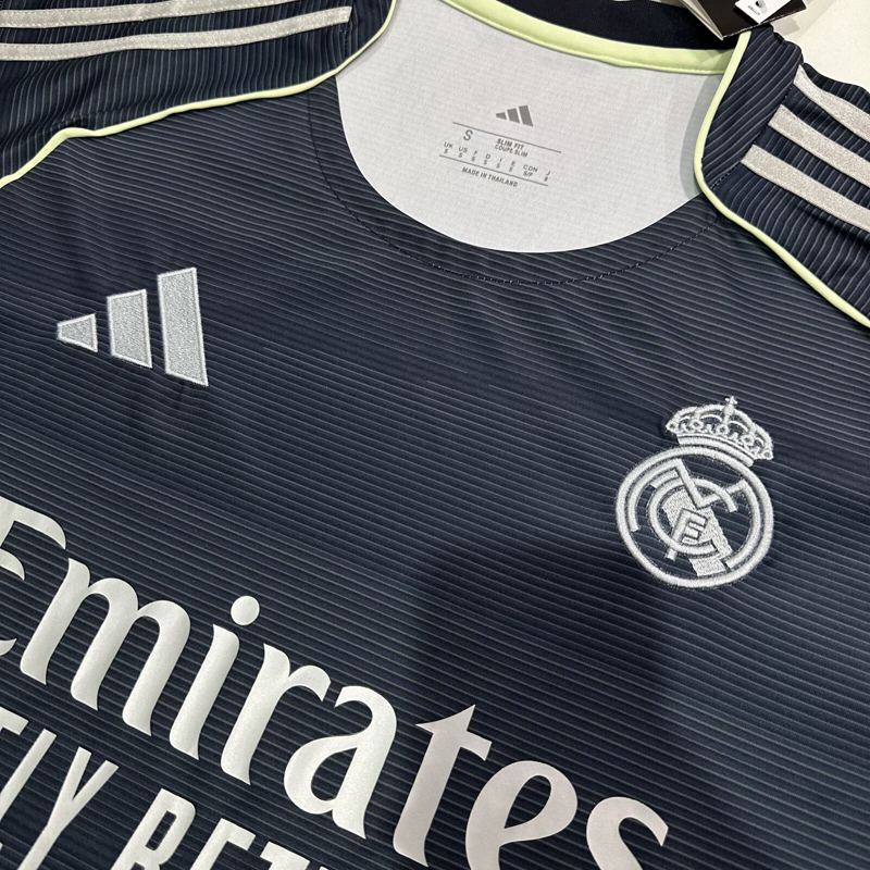 25-26 RMA Away 1:1 Fans Soccer Jersey