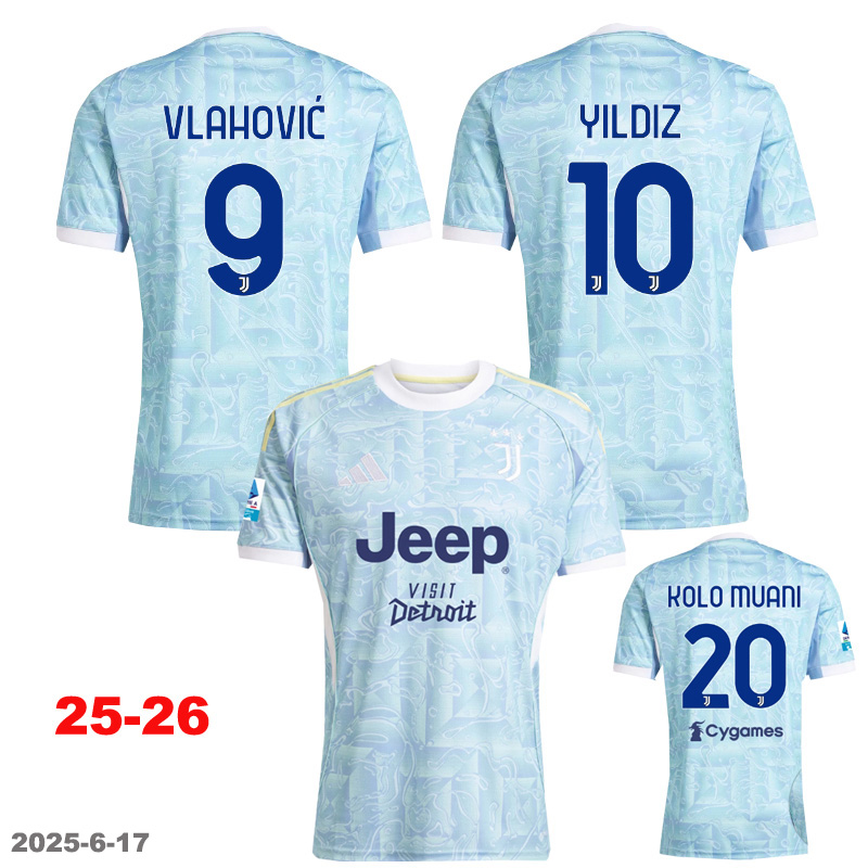 25-26 JUV Away 1:1 Fans Soccer Jersey