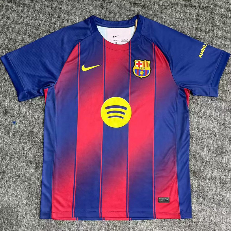 25-26 BAR Home 1:1 Fans Soccer Jersey