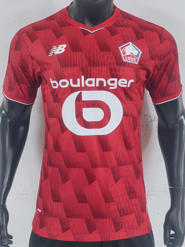 25-26 Lille Home Player Version Soccer Jersey