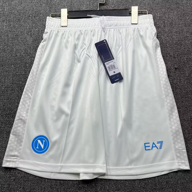 25-26 Napoli Home White Shorts Pants (蓝标)