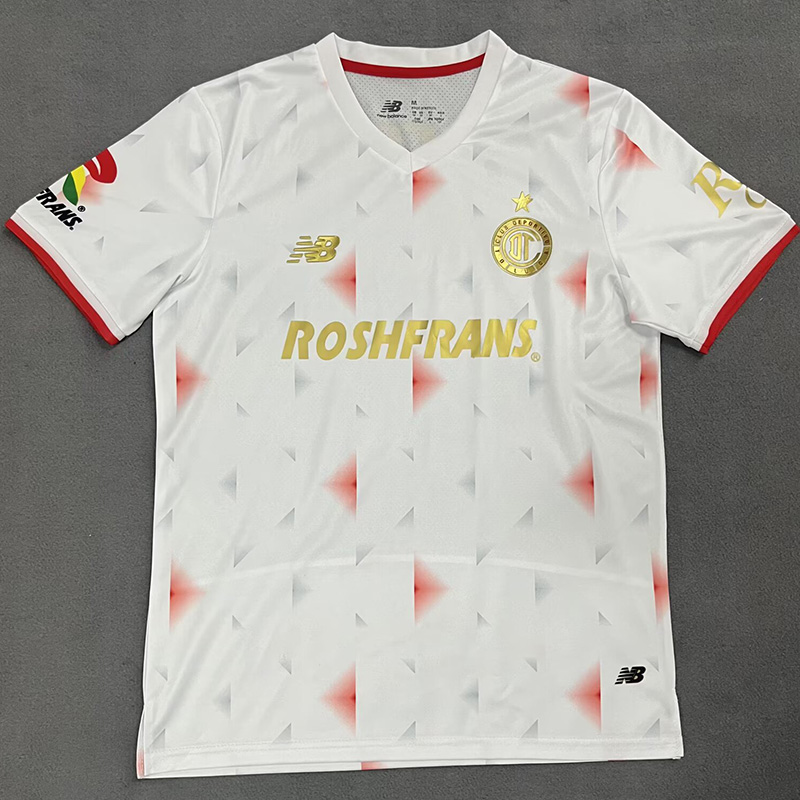 25-26 Toluca Away Fans Soccer Jersey 带星
