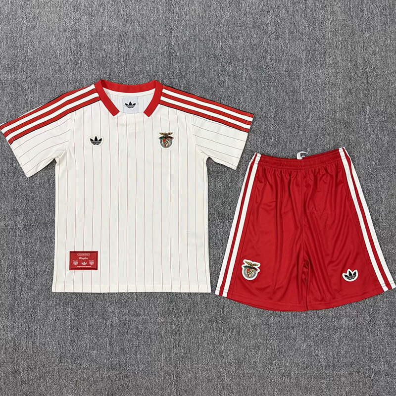 25-26 Benfica White Casual Edition Kids Training