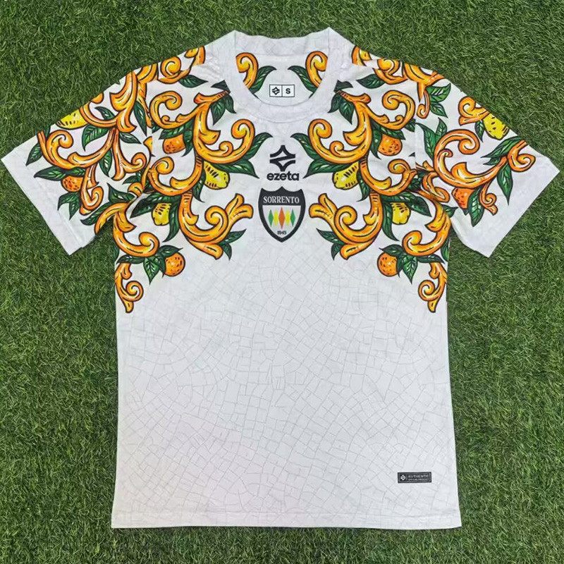 25-26 Sorrento Calcio 1945 Away Fans Soccer Jersey