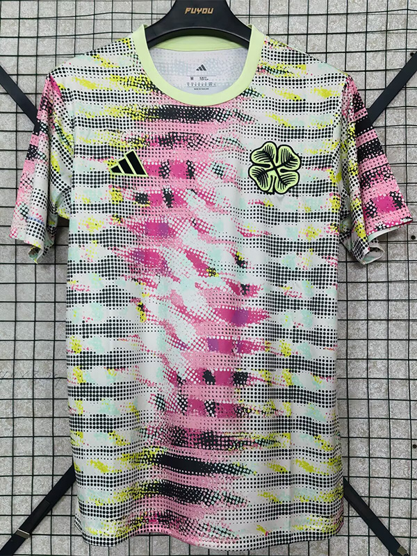 25-26 Celtic Pink White Training shirts