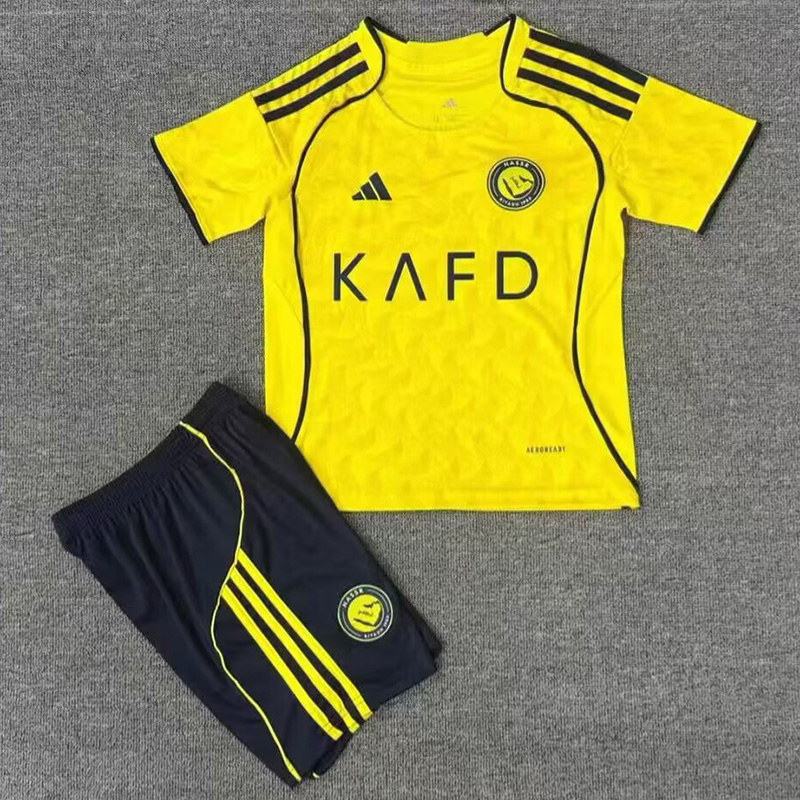 25-26 AL-Nassr Home Kids Soccer Jersey