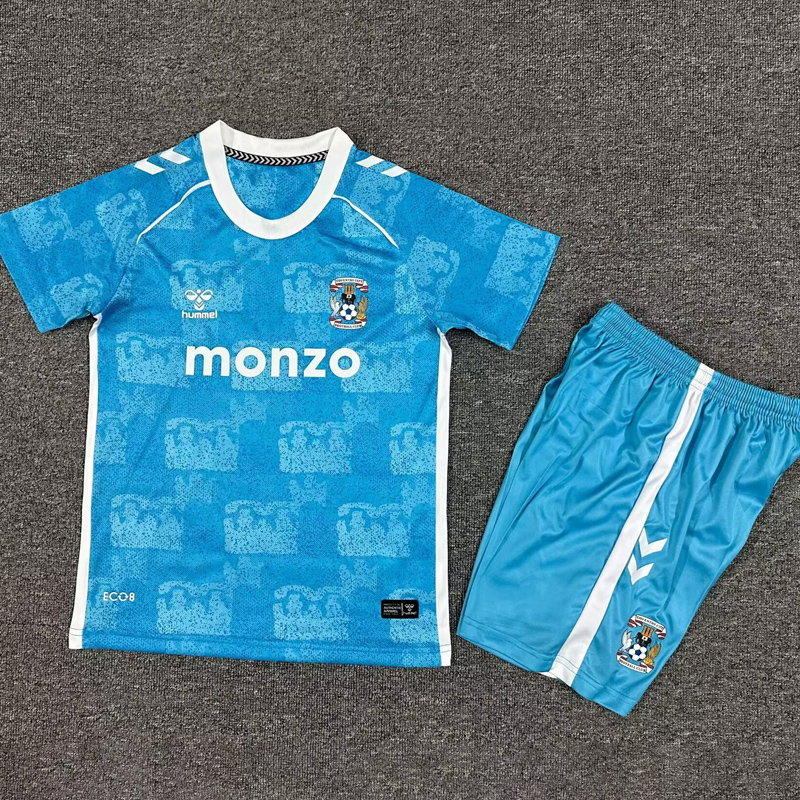 25-26 Coventry City Home Kids Soccer Jersey