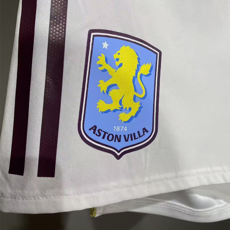 25-26 Aston Villa Home Player Version Shorts Pants (High Quality)(球员短裤)