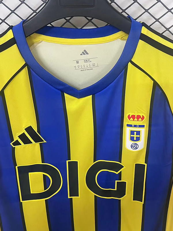 25-26 Real Oviedo Away Fans Soccer Jersey