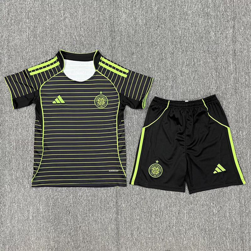 25-26 Celtic Away Kids Soccer Jersey